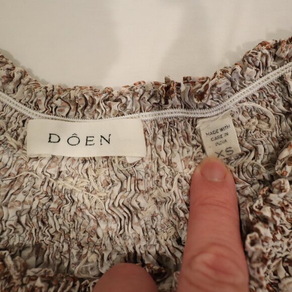 Doen Odessa Brown Floral Mini Dress - Picture 4 of 8